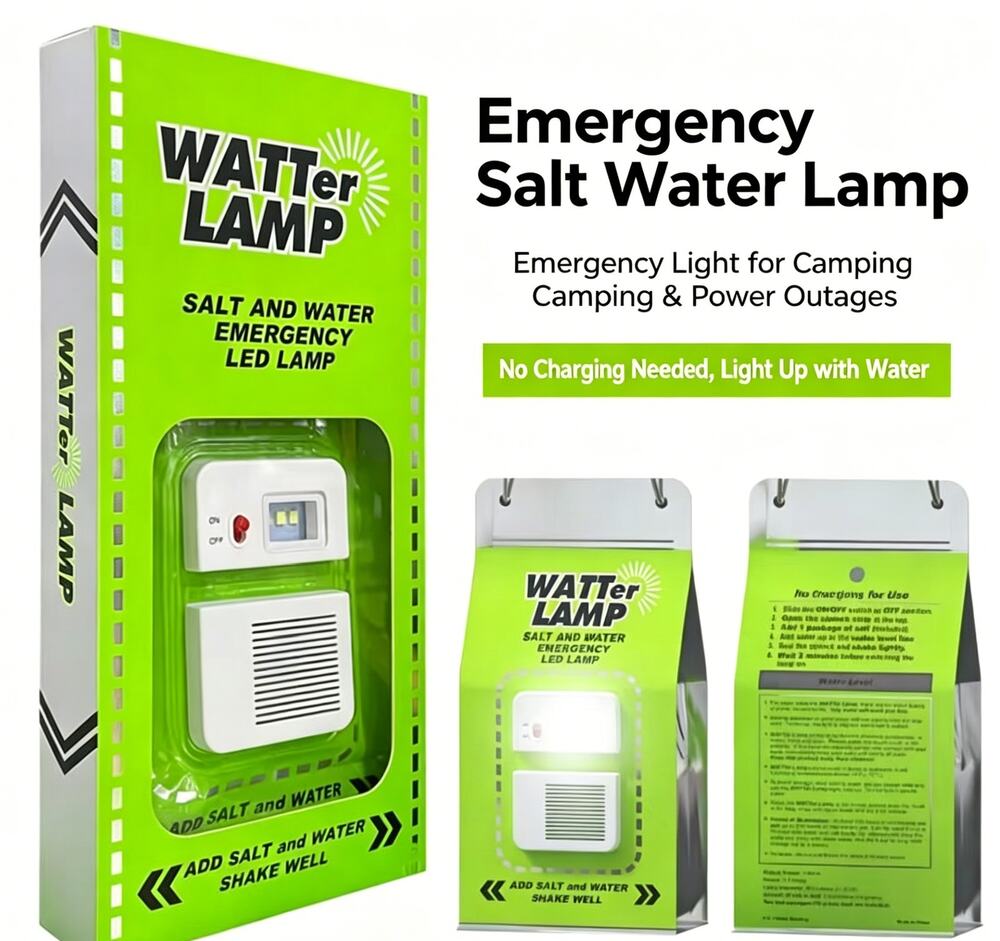 Salt Water Emergency LED Survival Lamp